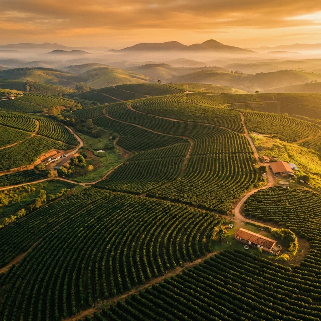 Coffee Farm Background